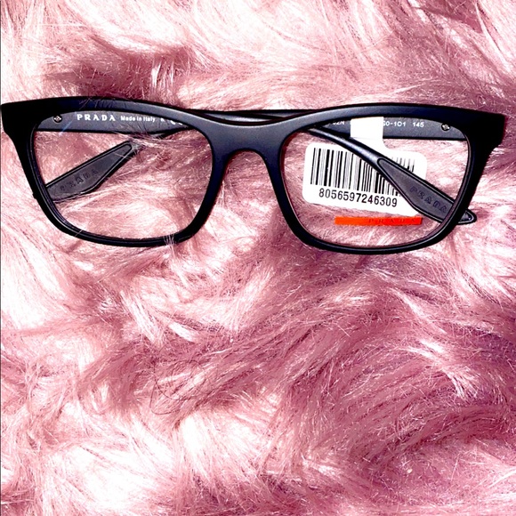 Black Prada eyeglasses frame - Picture 2 of 5